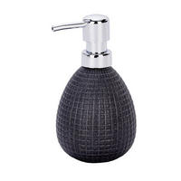 TVÅLPUMP keramik  - antracit, Basics, keramik (9,5/16,2/9cm)