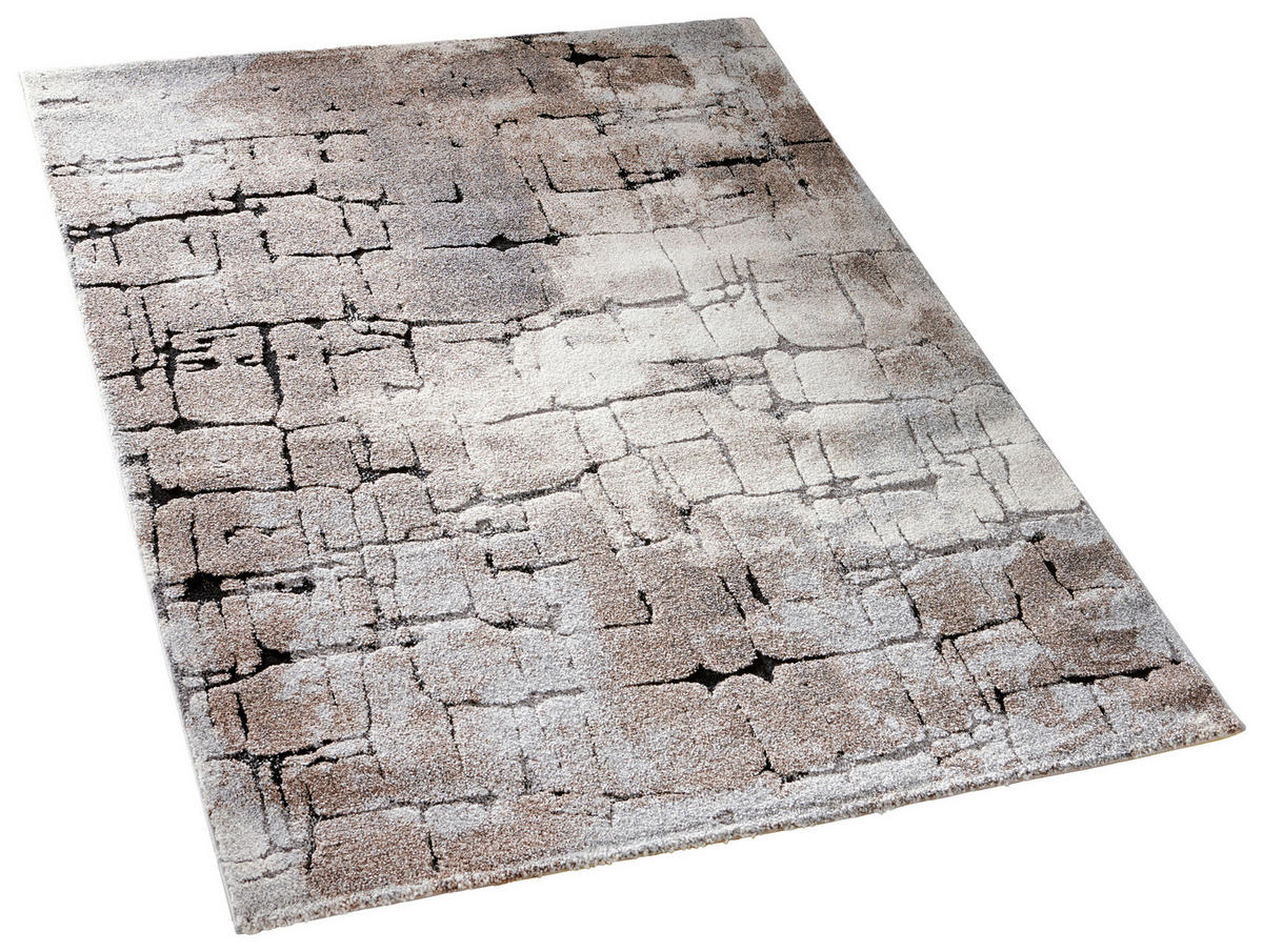 TKANI TEPIH  braon, siva, bež     - siva/braon, Dizajnerski, tekstil (160/230cm) - Novel
