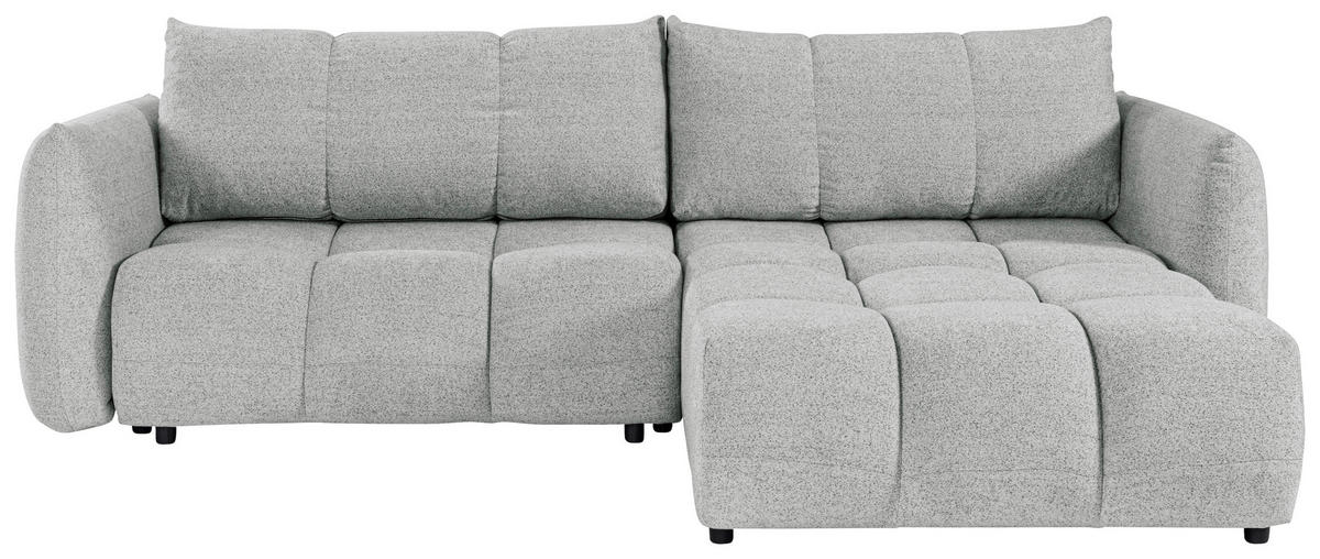 ROHOVÁ ROZKLÁDACÍ POHOVKA, plast, textil, kompozitní dřevo, šedobéžová - černá/šedobéžová, Konvenční, kompozitní dřevo/textil (273/188cm) - Livetastic