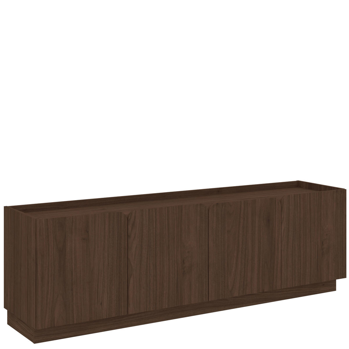 LOWBOARD  180/59,7/40 cm  - Walnussfarben, Design, Holzwerkstoff (180/59,7/40cm) - MID.YOU