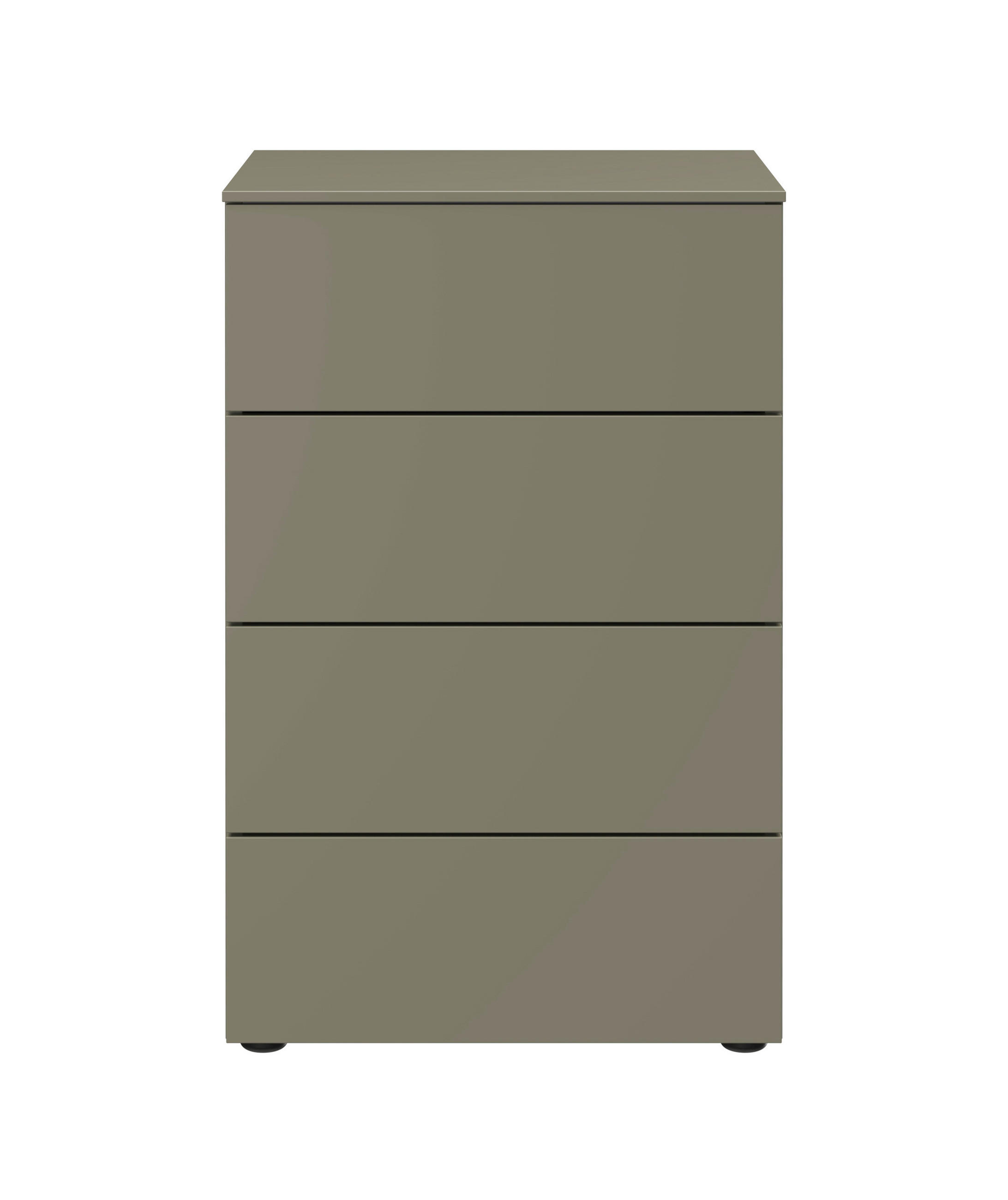 KOMMODE 50/79/41 cm  in Hellgrau  - Hellgrau/Schwarz, Design, Holzwerkstoff/Kunststoff (50/79/41cm) - Xora