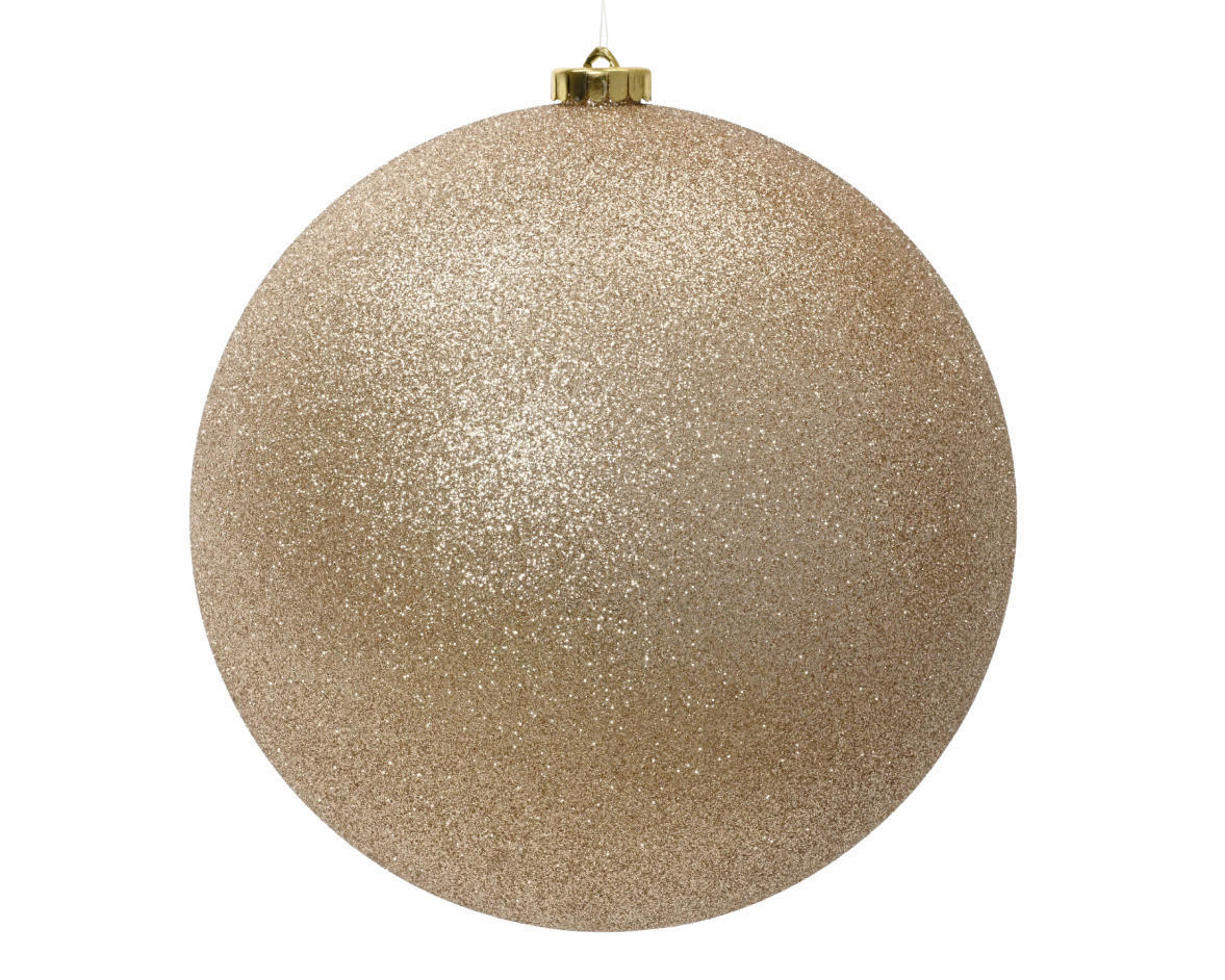 Glob De Crăciun - sidefiu, Basics, plastic (14cm) - X-Mas