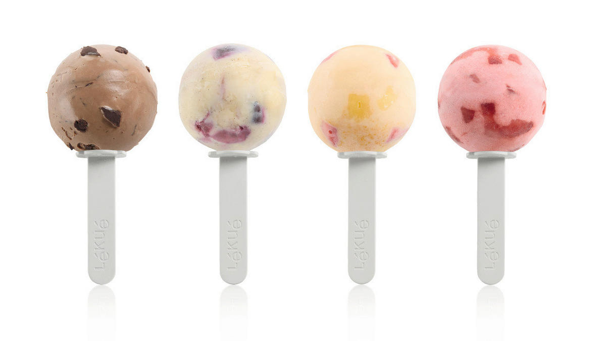 MODLA ZA SLADOLED - višebojna, Osnovno, plastika (6,4/6,8/12cm) - LEKUE