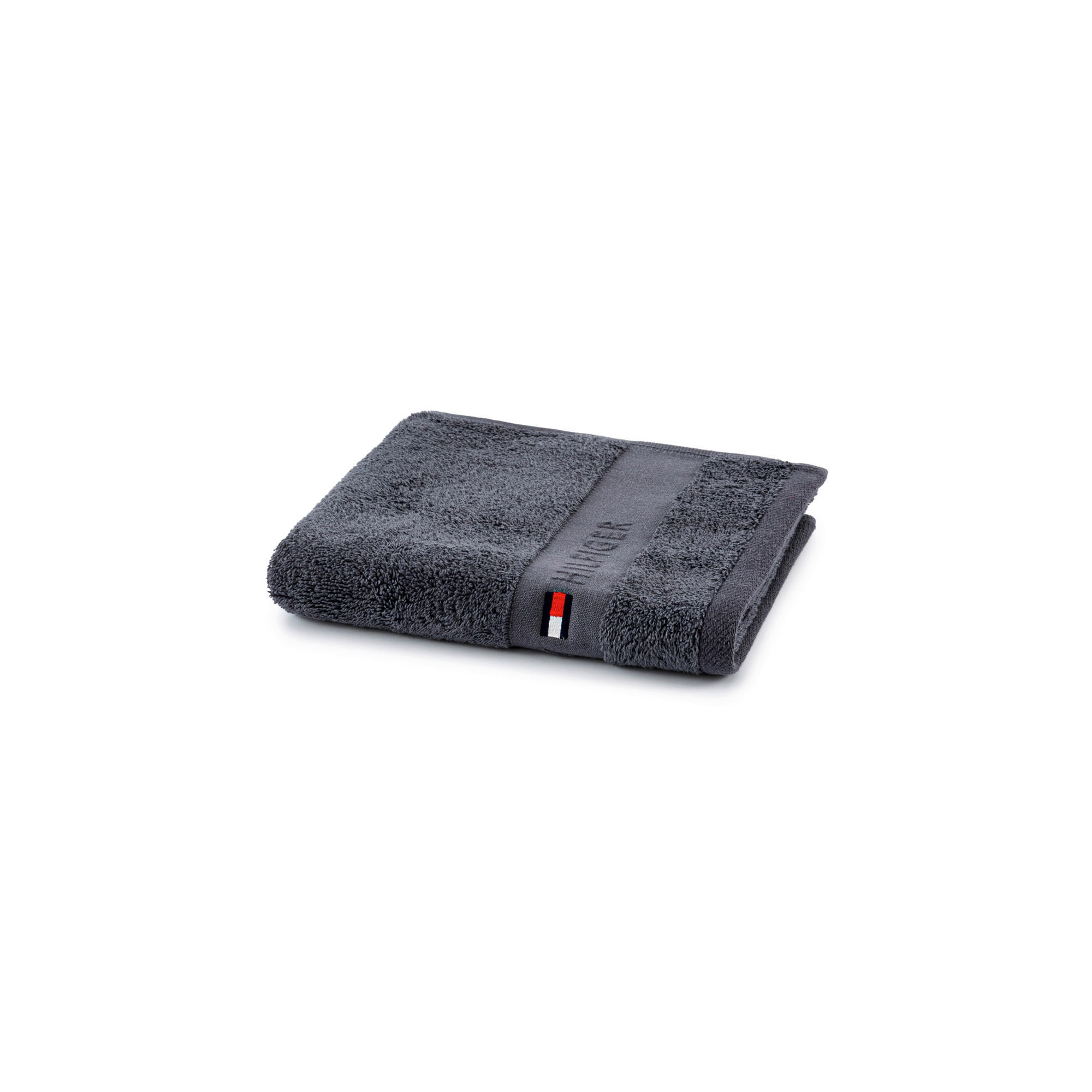 Prosop Pentru Oaspeți 40/60 cm gri închis  - gri închis, Basics, textil (40/60cm) - Tommy Hilfiger