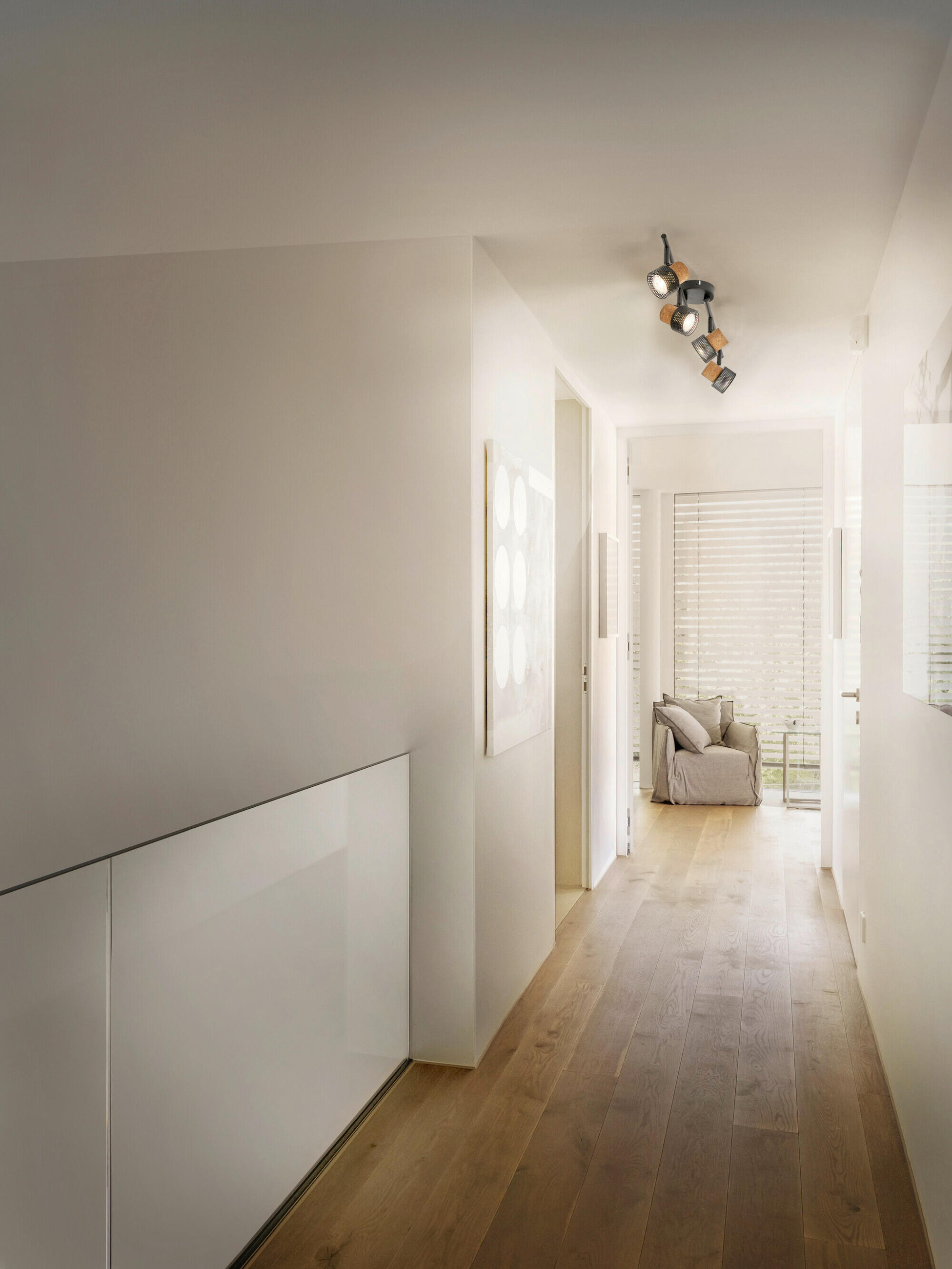 LED-STRAHLER 81,3/10/14,5 cm   - Schwarz, Basics, Holz/Metall (81,3/10/14,5cm) - Osram