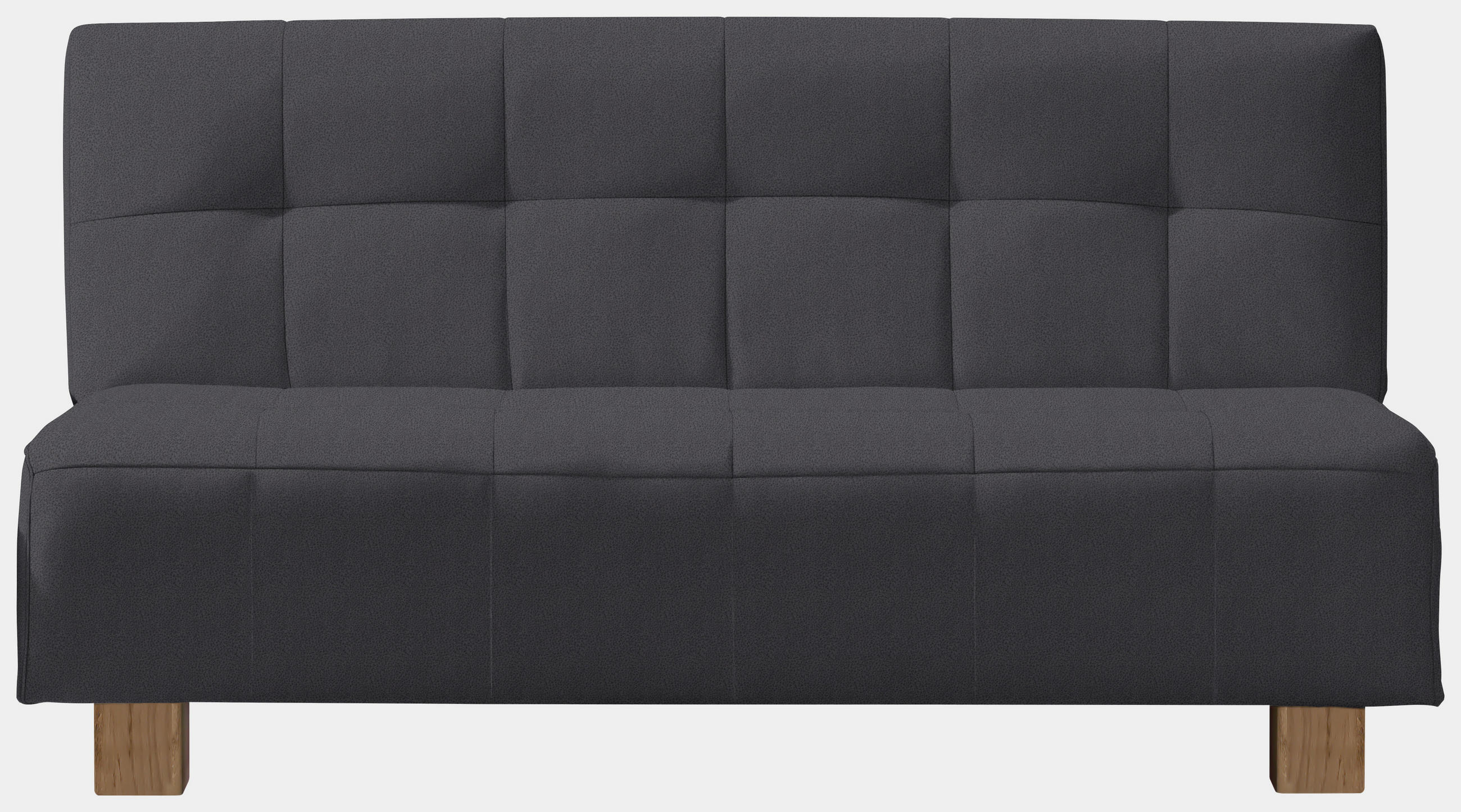 SCHLAFSOFA Grau  - Naturfarben/Grau, Design, Holz/Textil (165/92/102cm) - Novel