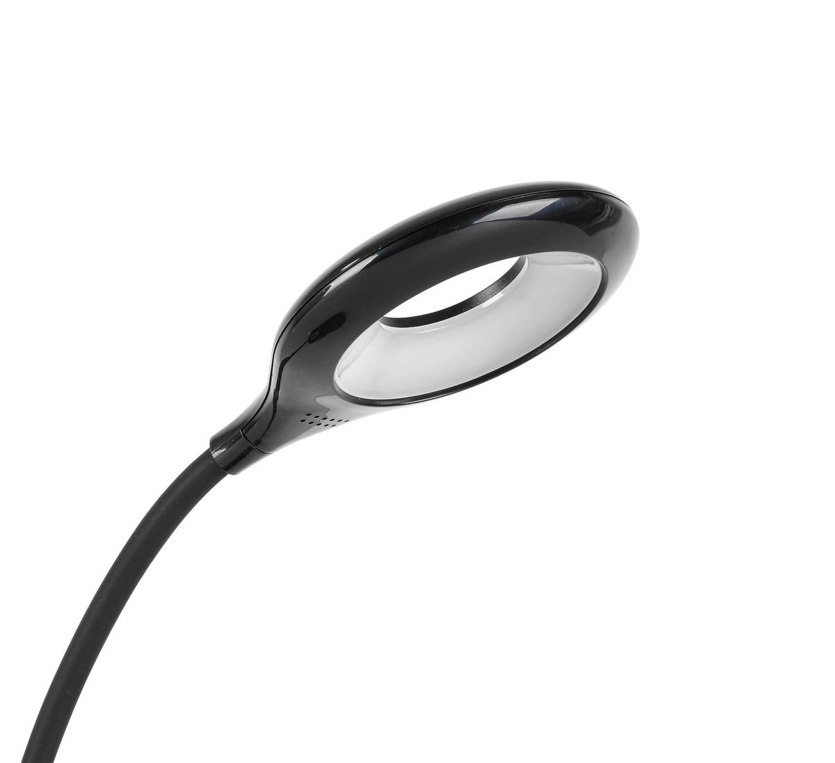 LED ÍRÓASZTALI LÁMPA - fekete, Basics, műanyag (11cm) - Boxxx