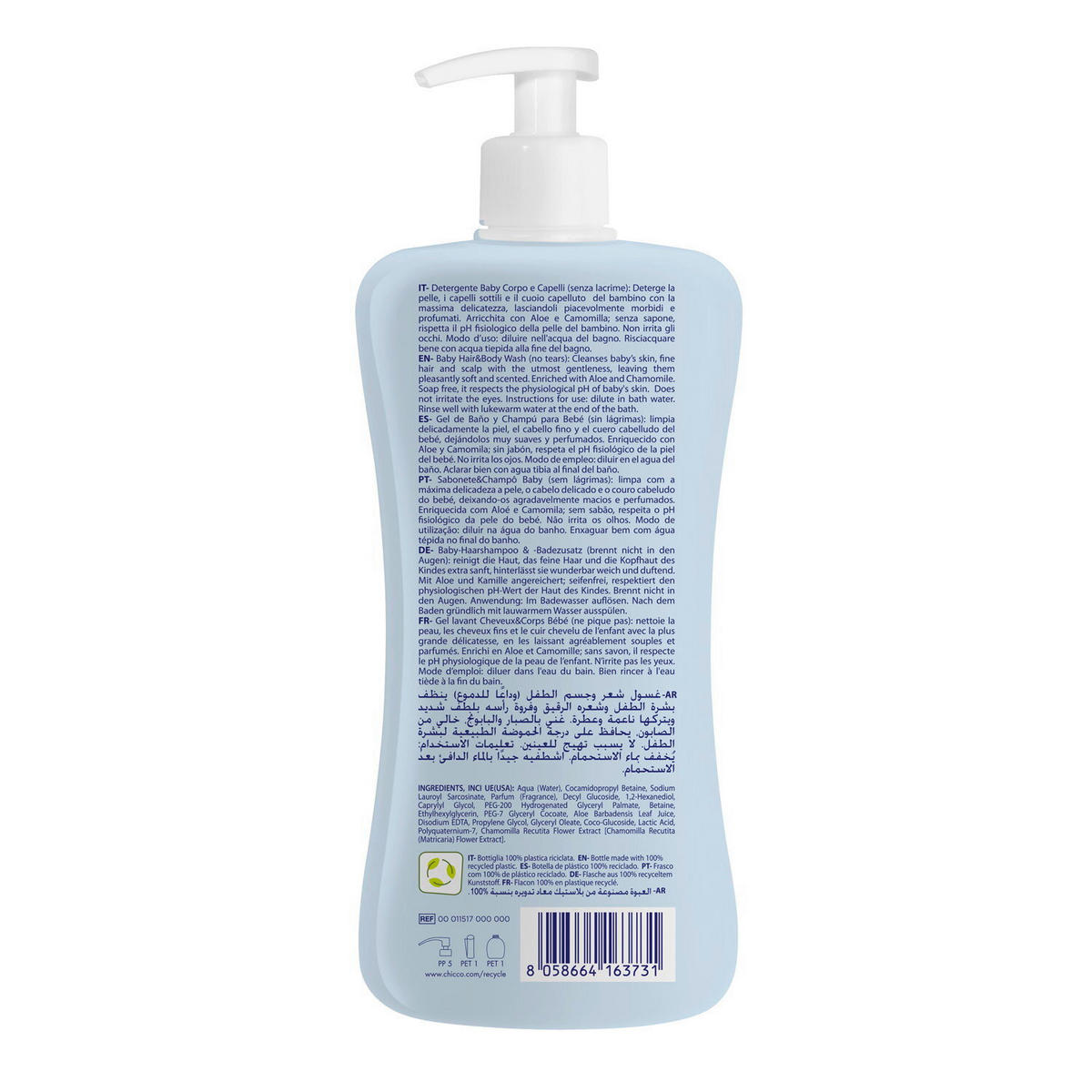 BABYPFLEGESET Natural Sensation  - Basics (500ml) - Chicco