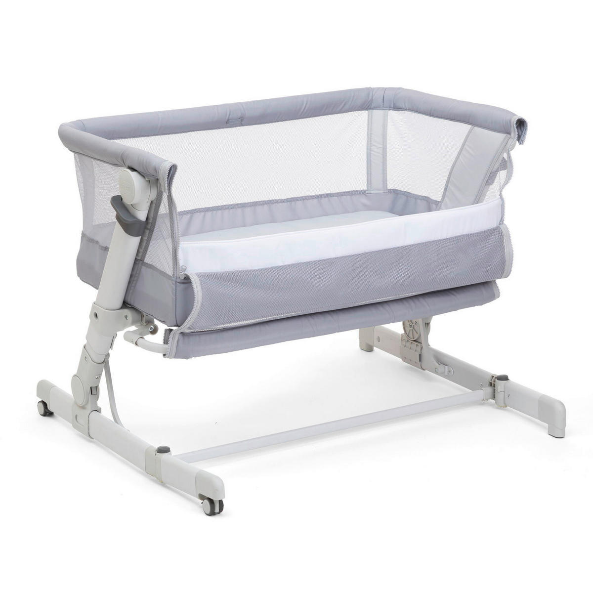 BEISTELLBETT NEXT2ME POP-UP  - Hellgrau/Grau, Basics, Kunststoff/Textil (87/80/82cm) - Chicco