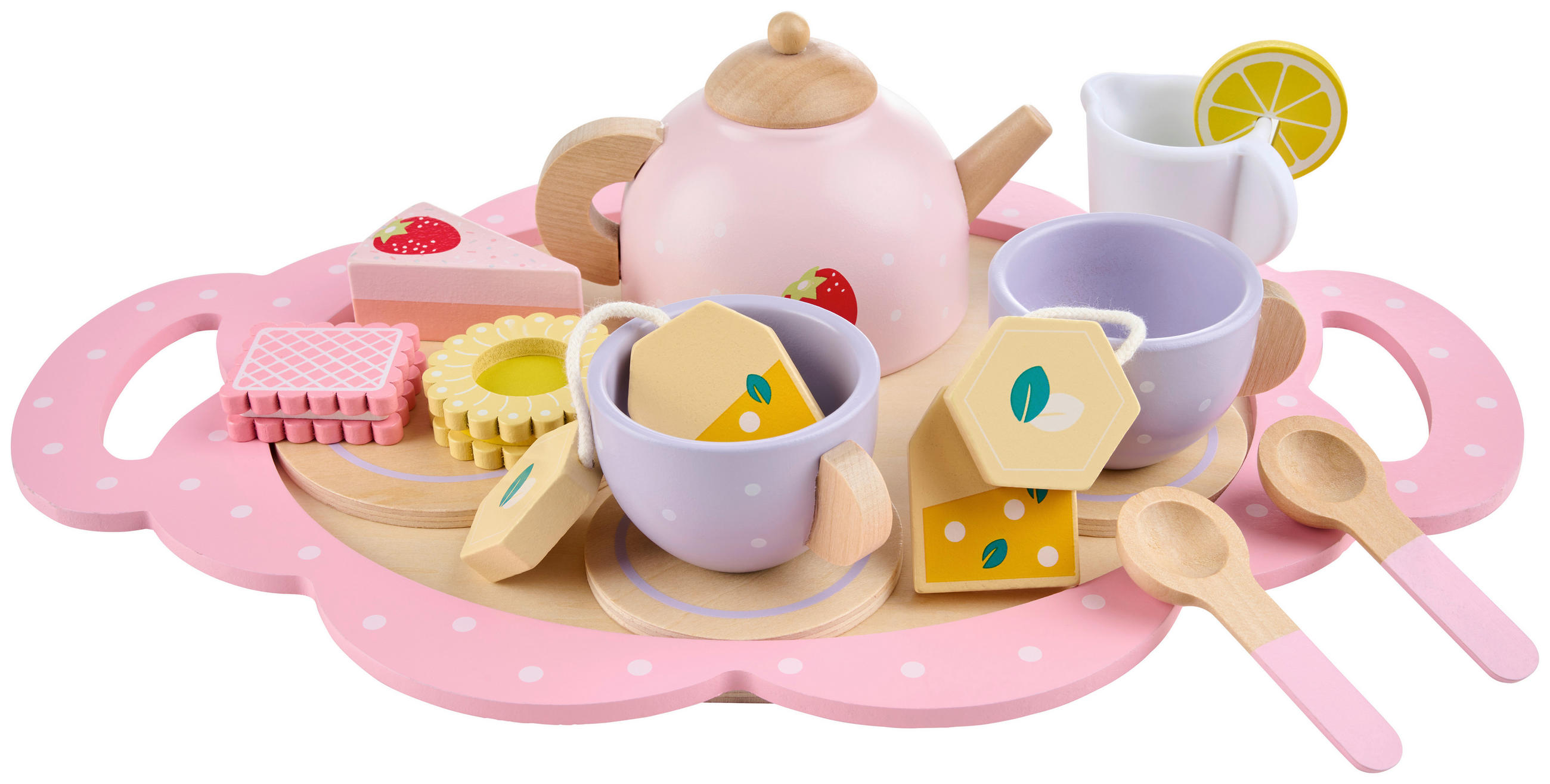 SPIELGESCHIRRSET  - Multicolor, Basics, Holz/Holzwerkstoff - My Baby Lou