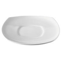 TANIERIK POD ŠÁLKU kostný porcelán (bone china)  - biela, Basics, keramika (14,5cm) - Novel