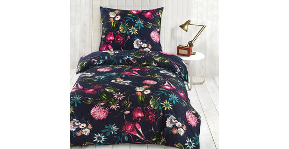 WENDEBETTWÄSCHE 2-teilig Satin 140/200 cm  - Violett/Altrosa, Basics, Textil (140/200cm) - Novel