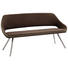 SITZBANK 175/88/66 cm in Braun, Taupe, Edelstahlfarben - Taupe/Edelstahlfarben, Design, Textil/Metall (175/88/66cm) - Voleo SITZBANK 175/88/66 cm in Braun, Taupe, Edelstahlfarben - Taupe/Edelstahlfarben, Design, Textil/Metall (175/88/66cm) - Voleo