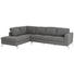 WOHNLANDSCHAFT in Textil Grau - Edelstahlfarben/Grau, Design, Textil/Metall (208/292cm) - Natuzzi Editions WOHNLANDSCHAFT in Textil Grau - Edelstahlfarben/Grau, Design, Textil/Metall (208/292cm) - Natuzzi Editions