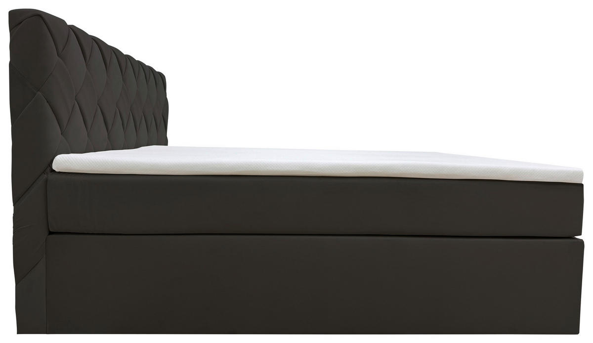 AMERICKÁ POSTEĽ, 140/200 cm, čierna - čierna, Modern, textil (140/200cm) - Livetastic