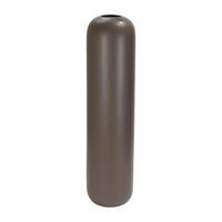 VÁZA, keramika, 78 cm - světle hnědá, Basics, keramika (20/78/20cm)