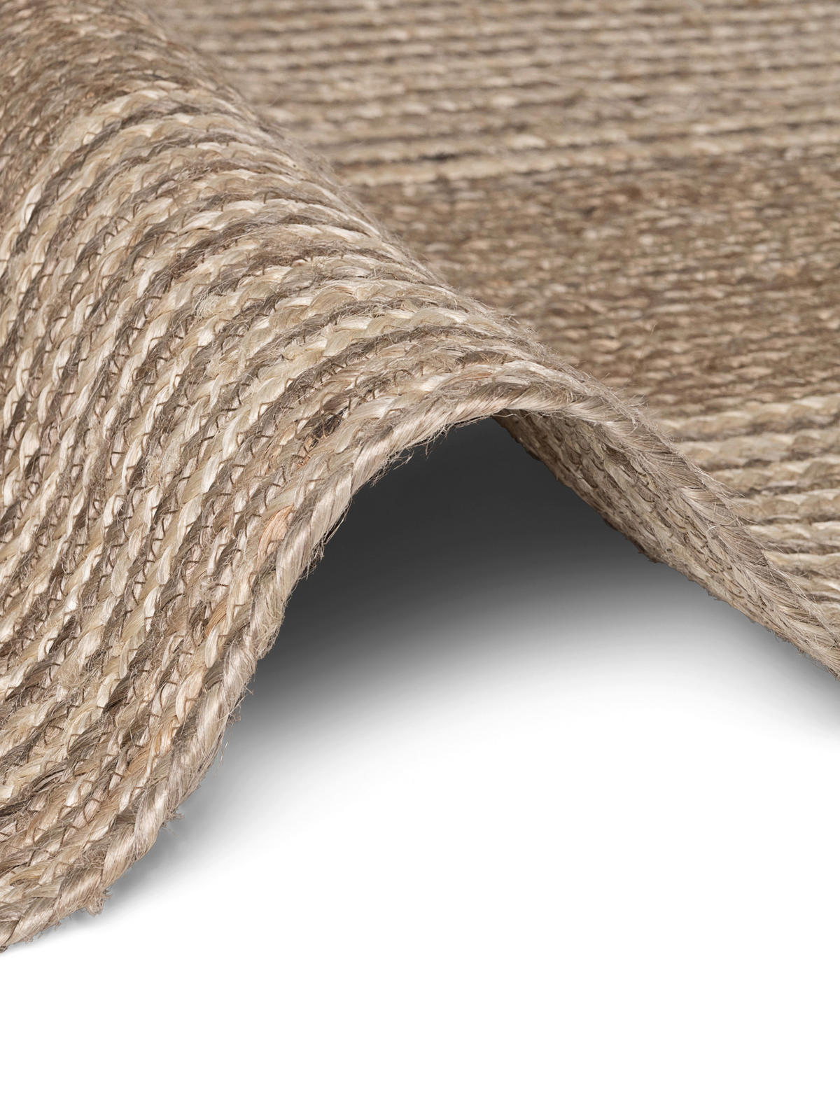 LÄUFER 80/300 cm Juno  - Graubraun/Creme, Natur, Textil (80/300cm) - Hanse Home