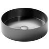 WASCHBECKEN 40/11/40 cm  - Schwarzchrom, MODERN, Metall (40/11/40cm)
