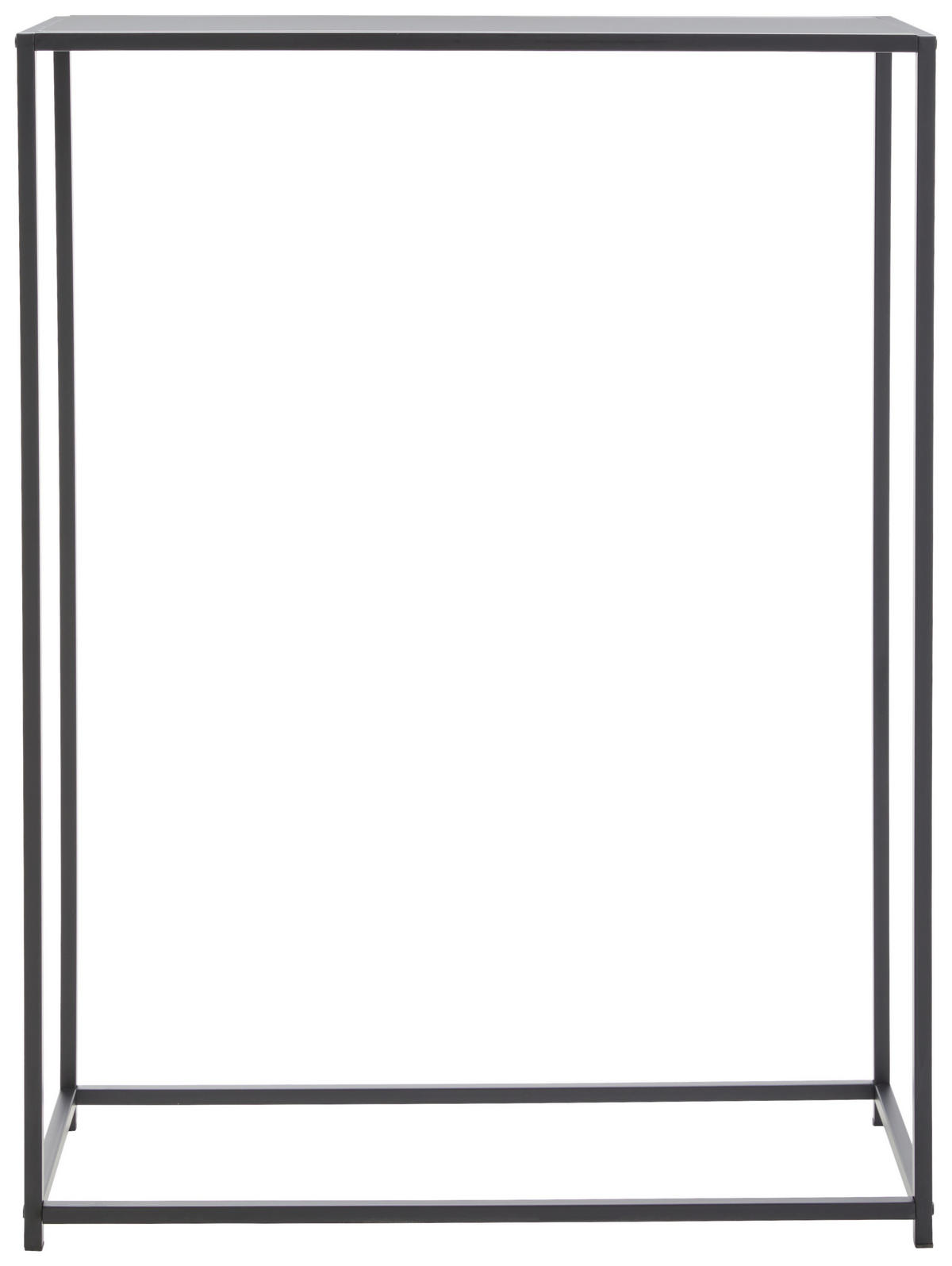 KONSOLENTISCH Metall 75/30/100 cm   - Schwarz, Trend, Metall (75/30/100cm) - Landscape