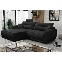 ECKSOFA  FRESH Anthrazit Struktur  - Anthrazit/Beige, Design, Kunststoff/Textil (195/264cm) - MID.YOU