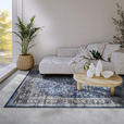 VINTAGE-TEPPICH 160/230/230 cm Asya Creme, Dunkelblau  - Creme/Dunkelblau, Design, Kunststoff/Textil (160/230/230cm) - Novel