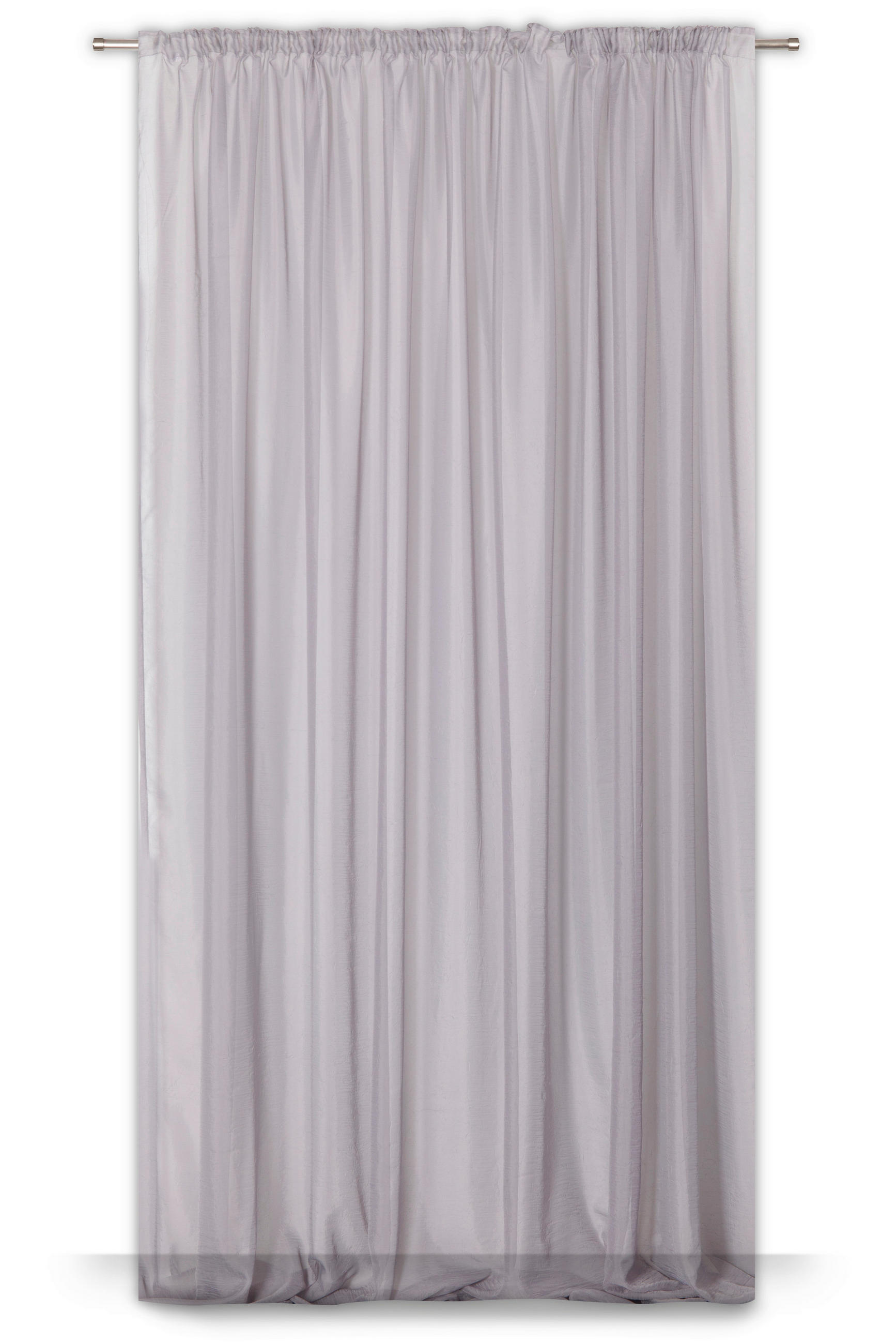 FERTIGVORHANG transparent  - Grau, Basics, Textil (280/280cm)