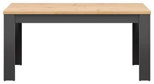 ÉTKEZŐASZTAL - grafitszürke/Artisan tölgy, Design, faalapú anyag (160/90/76cm)