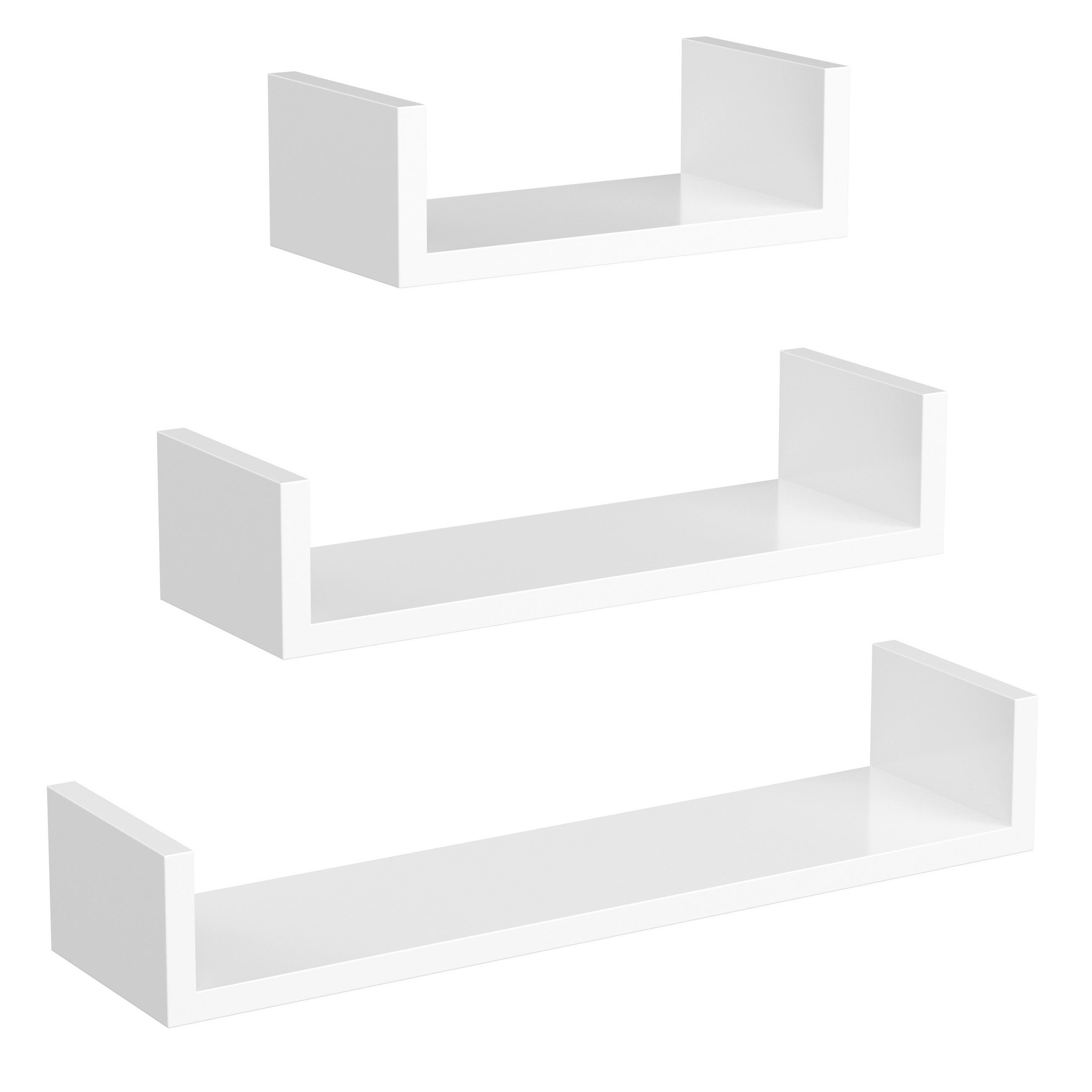 Boxxx Wandregalset Somgmics Weiß 60x10x15 cm