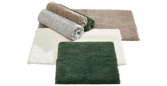 BADEMATTE 60/60 cm Weiß - Weiß, Basics, Kunststoff/Textil (60/60cm) - Ambiente