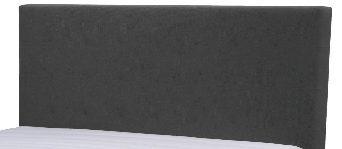 BOXBETT 120/200 cm  in Schwarz  - Schwarz, Konventionell, Kunststoff/Textil (120/200cm) - Moderano