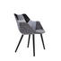 ARMLEHNSTUHL Flachgewebe Grau - Schwarz/Grau, Trend, Holz/Textil (60/82/60cm) ARMLEHNSTUHL Flachgewebe Grau - Schwarz/Grau, Trend, Holz/Textil (60/82/60cm)