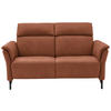 2-SITZER-SOFA in Leder Cognac  - Cognac/Schwarz, KONVENTIONELL, Leder/Metall (178/103/95cm) - Dieter Knoll