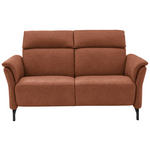 2-SITZER-SOFA in Leder Cognac  - Cognac/Schwarz, KONVENTIONELL, Leder/Metall (178/103/95cm) - Dieter Knoll