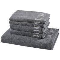 SADA RUČNÍKŮ A OSUŠEK, antracitová, šedá - šedá/antracitová, Basics, textil - Joop!