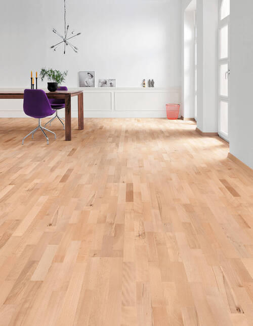 PARKETTBODEN Living by HARO PARKETT 2500 SB SL  per  m² - Buchefarben, Basics, Holzwerkstoff (18/108.5cm) - Living by HARO