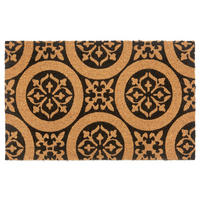 KOKOSMATTE  45/75 cm  Schwarz, Hellbraun  - Hellbraun/Schwarz, Basics, Naturmaterialien/Kunststoff (45/75cm)