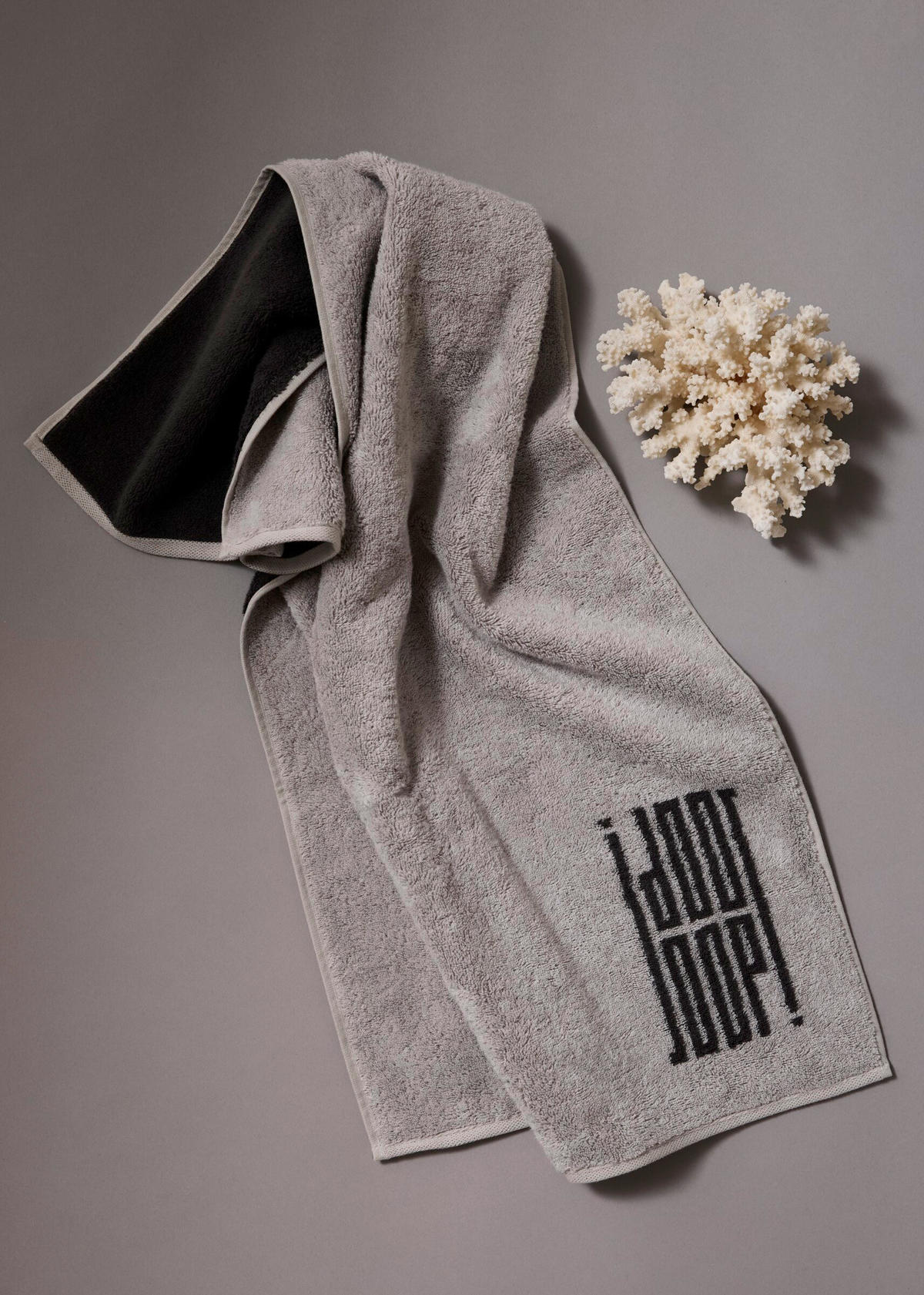 HANDTUCH BARS DOUEBLEFACE Grau, Platinfarben  - Platinfarben/Grau, Basics, Textil (50/100cm) - Joop!