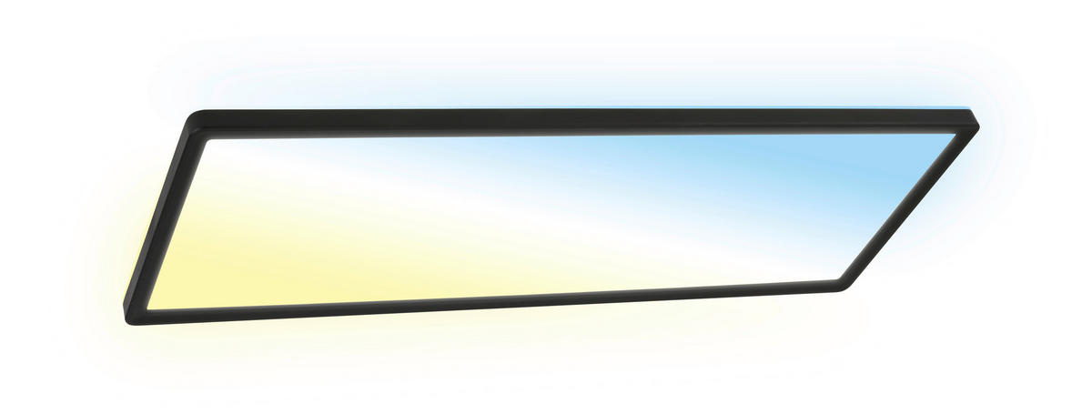 LED-PANEEL Slim 58/20/3 cm   - Schwarz, MODERN, Kunststoff (58/20/3cm)