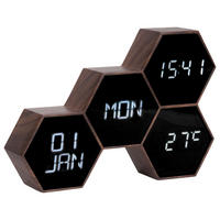 WECKER Six in the mix Braun 17,5/12/4,5 cm  - Braun, Basics, Kunststoff (17,5/12/4,5cm) - Karlsson