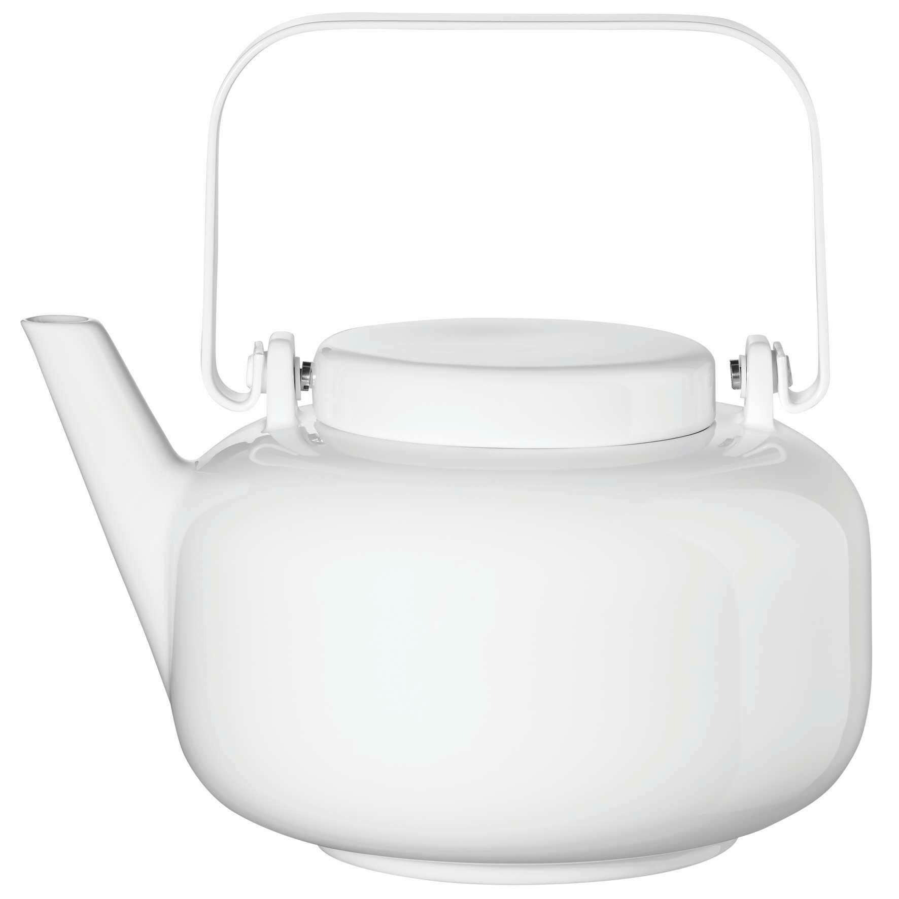 ČAJOVÁ KONVICE porcelán keramika 15,5/18,9 cm - bílá, Design, keramika (15,5/18,9cm) - ASA