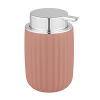 SEIFENSPENDER AGROPOLI  - Chromfarben/Altrosa, Basics, Kunststoff (7,5/12,5/9cm) - Wenko