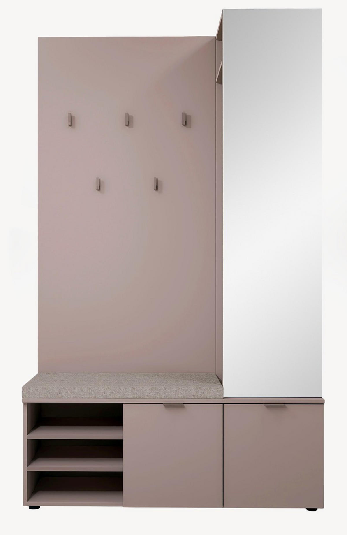 GARDEROBE  in 120/201/38 cm  - Beige, Design, Holzwerkstoff (120/201/38cm) - Livetastic