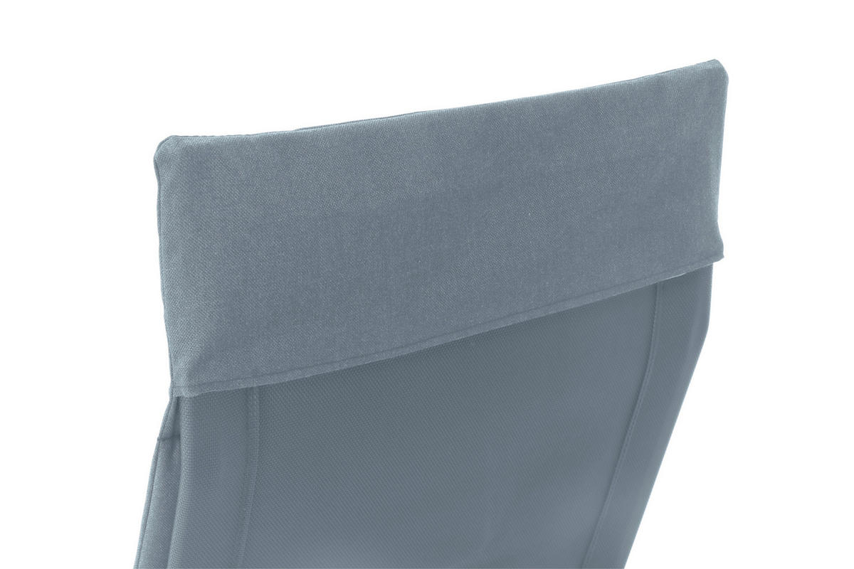 GARTEN-RELAXLIEGE 57/81/143 cm  - Blaugrau, KONVENTIONELL, Kunststoff/Textil (57/81/143cm) - Siena Garden