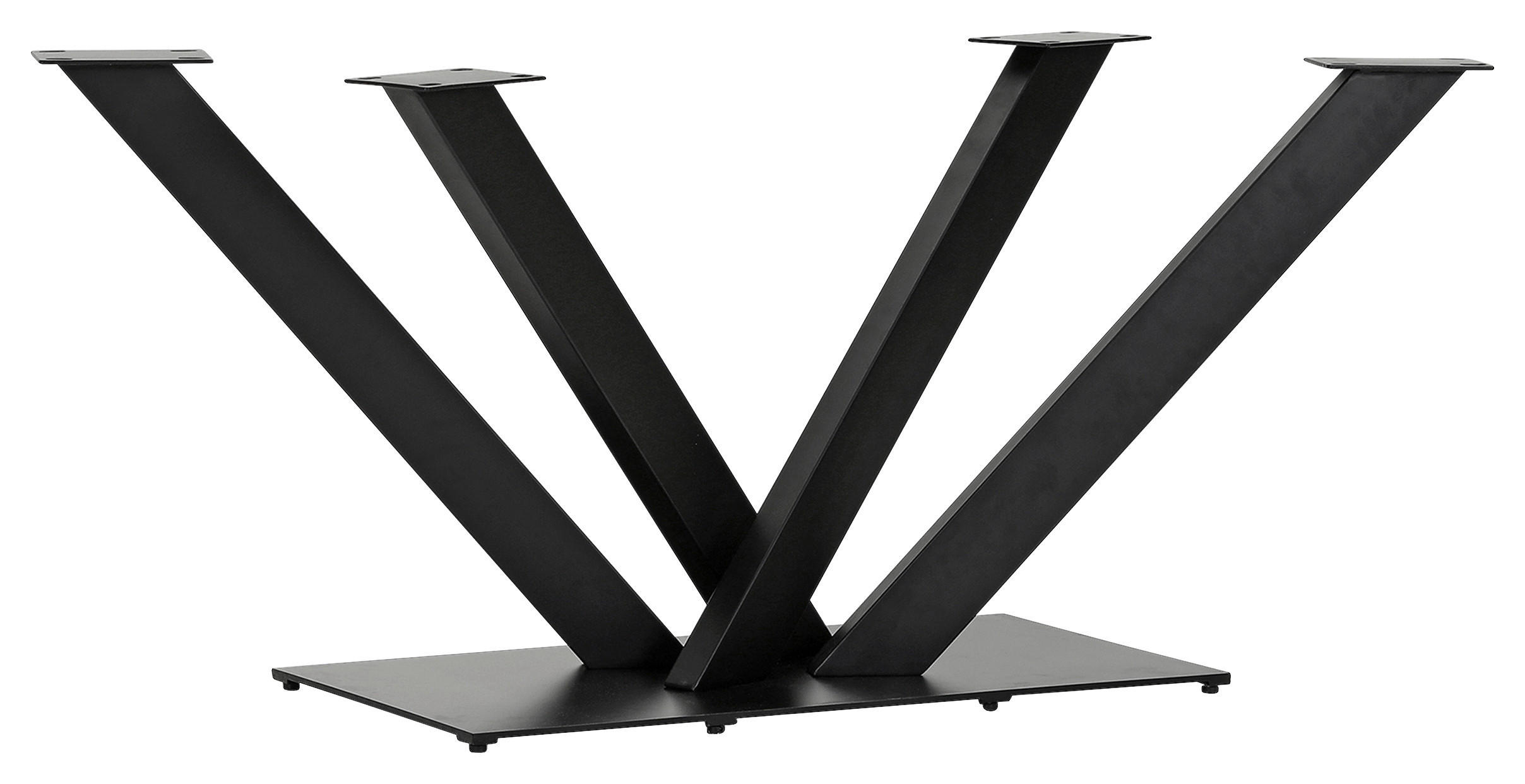 TISCHGESTELL 150/70/73 cm  Metall Schwarz  - Schwarz, Design, Metall (150/70/73cm) - Landscape