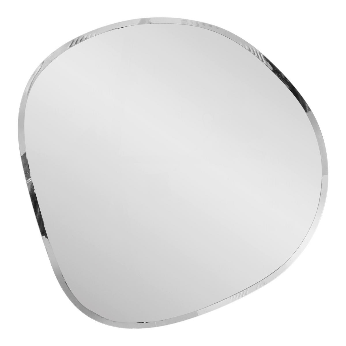 WANDSPIEGEL 50/50/0,5 cm    in organisch  - Klar, Basics, Glas (50/50/0,5cm)