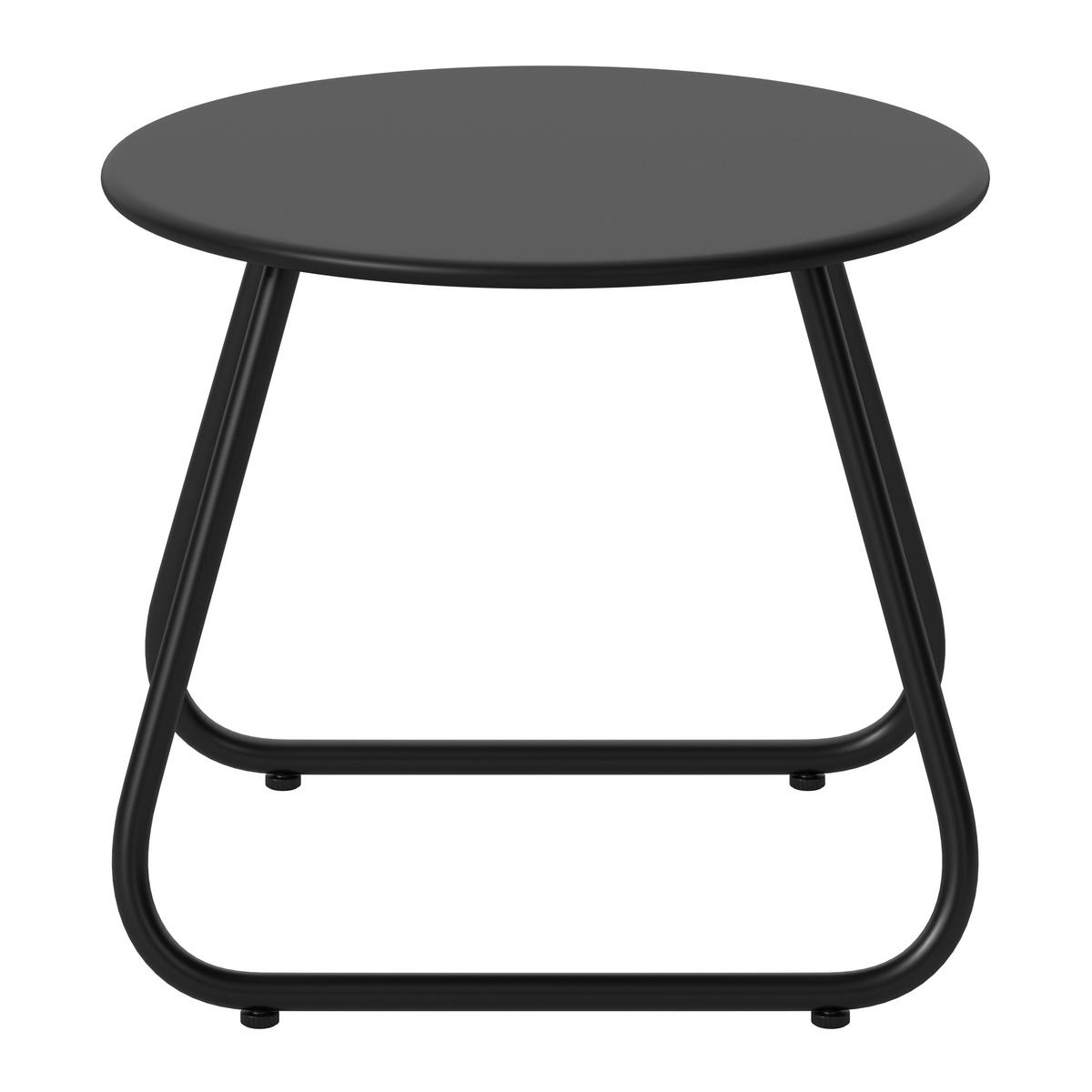 LOUNGEGARNITUR 5-teilig  186,5/186,5 cm  Eisen  - Schwarz/Grau, MODERN, Textil/Metall (186,5/186,5cm) - Beldano