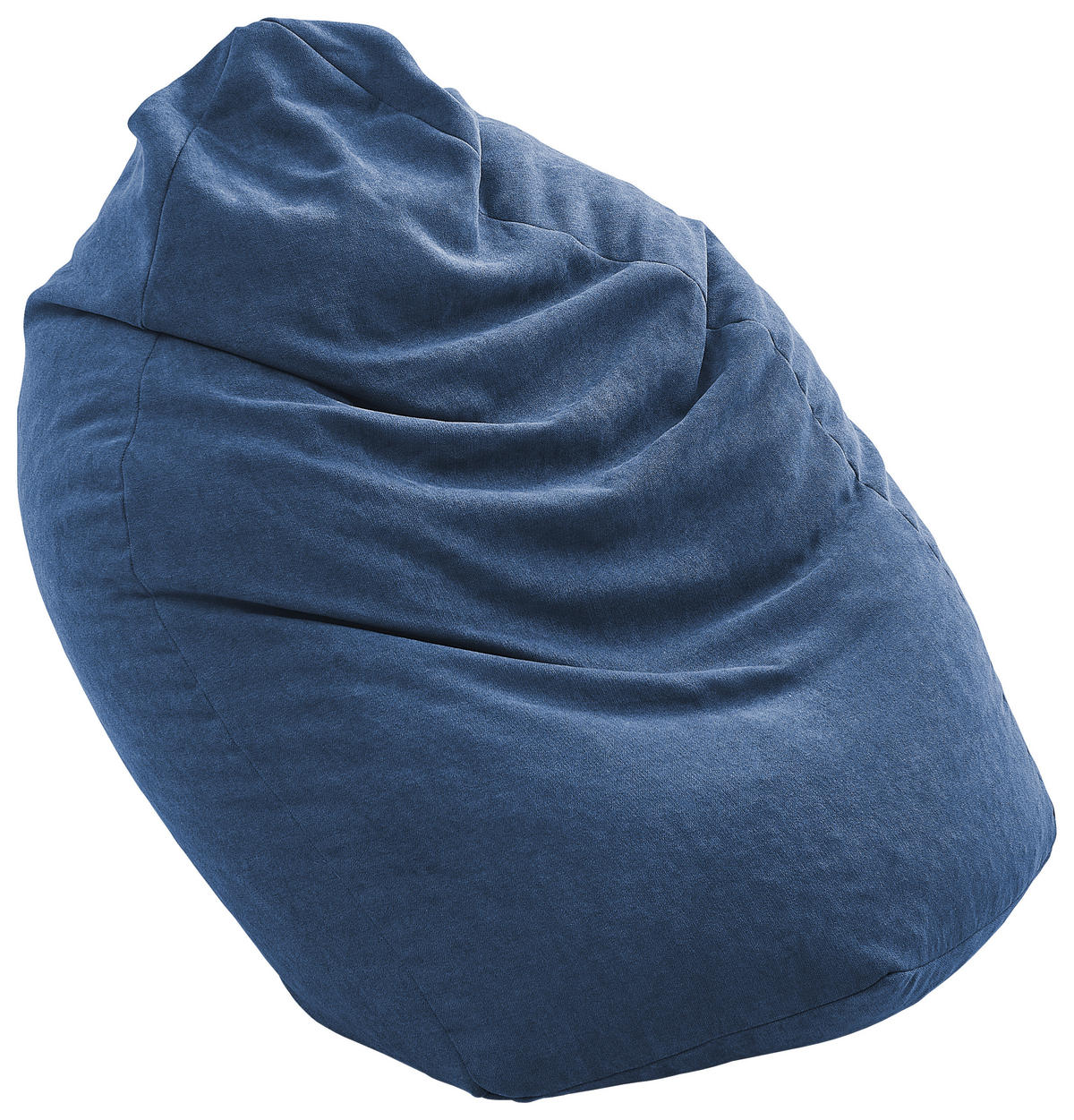 SITZSACK Webstoff 220 L  - Blau, KONVENTIONELL, Textil (65/95/75cm) - Xora