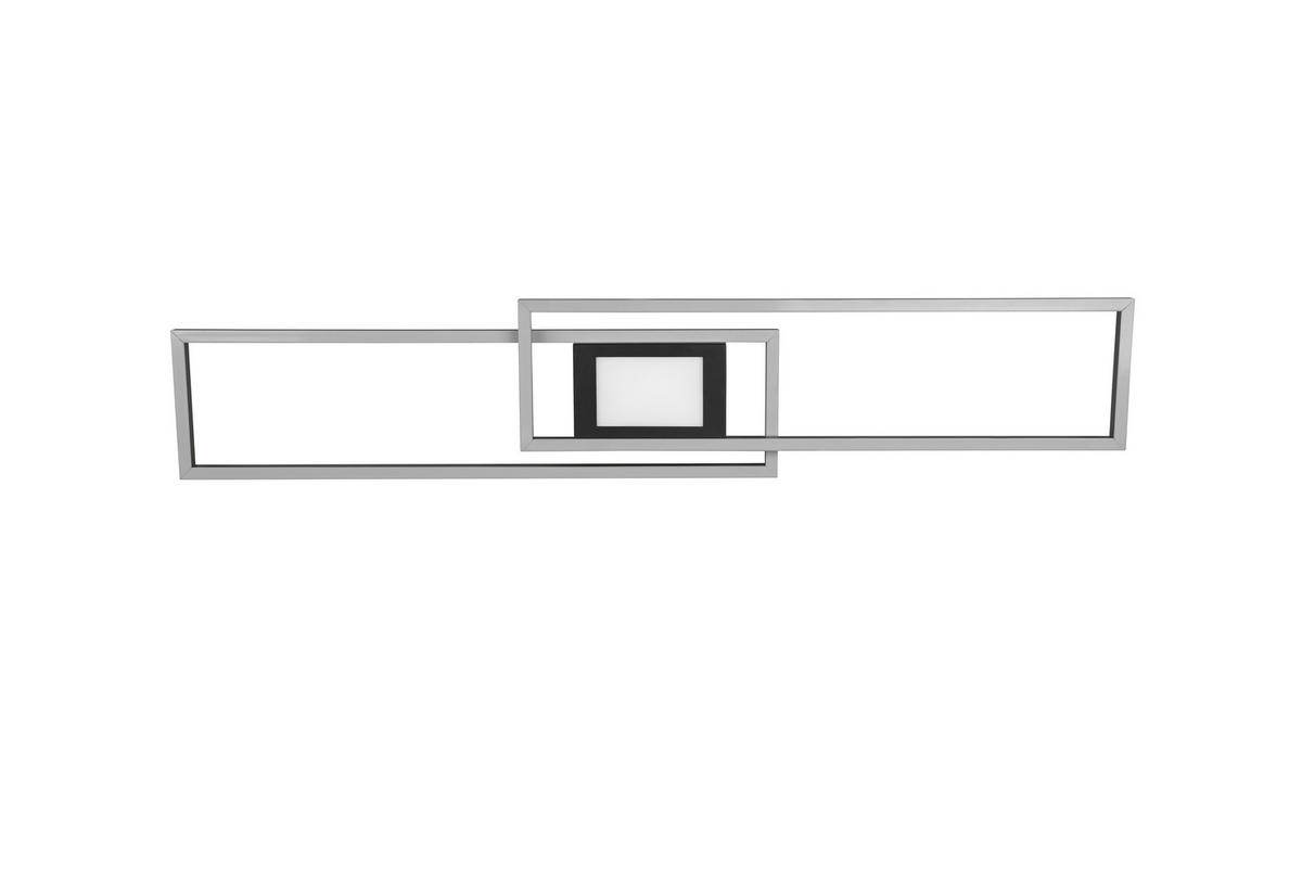 LED-DECKENLEUCHTE 38 W     - Schwarz, Basics, Metall (110/7/21cm) - Trio Leuchten