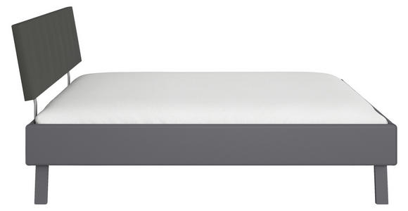BETT 160/200 cm  in Grau  - Grau, Design, Holzwerkstoff/Textil (160/200cm) - Carryhome
