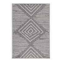 FLATVÄVD MATTA 80/150 cm Aruba  - grå, Design, textil (80/150cm) - Novel